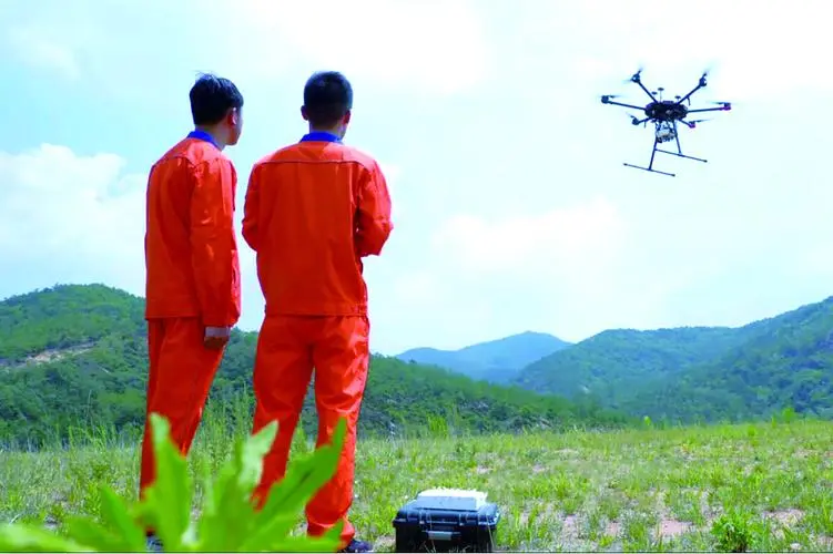 九寨沟无人机倾斜摄影巡检拍摄